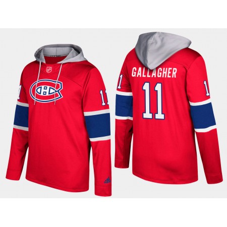 Mannen Montreal Canadiens Brendan Gallagher 11 N001 Hoodie Sawyer